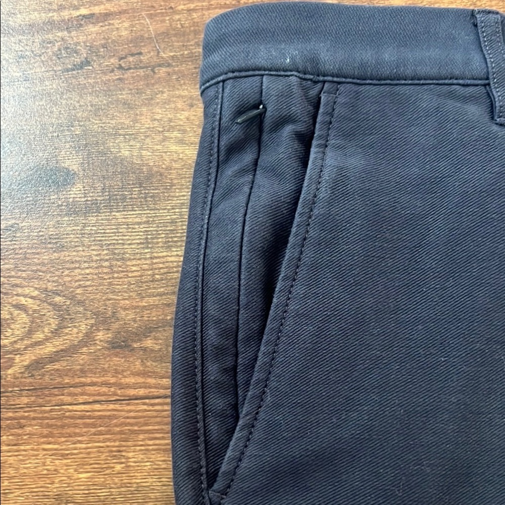 Hawker Rye Blue Flat Front Shorts 34 - Picture 3 of 6